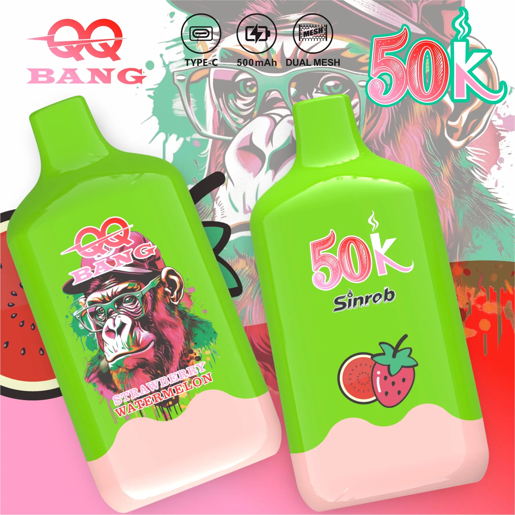 QQ BANG 50K シングルフレーバーデバイス｜充電式・ロングユース