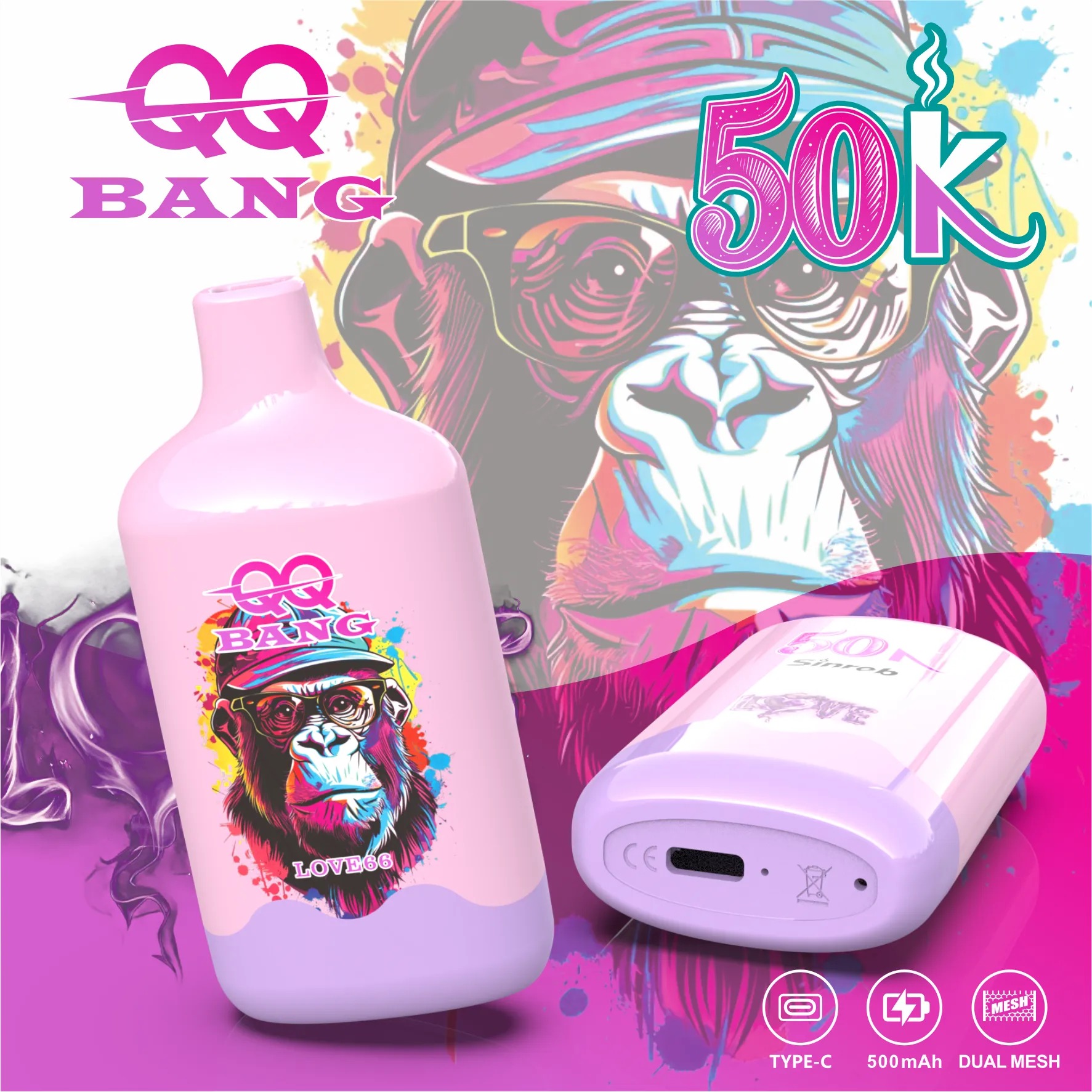 QQ BANG 50K シングルフレーバーデバイス｜充電式・ロングユース