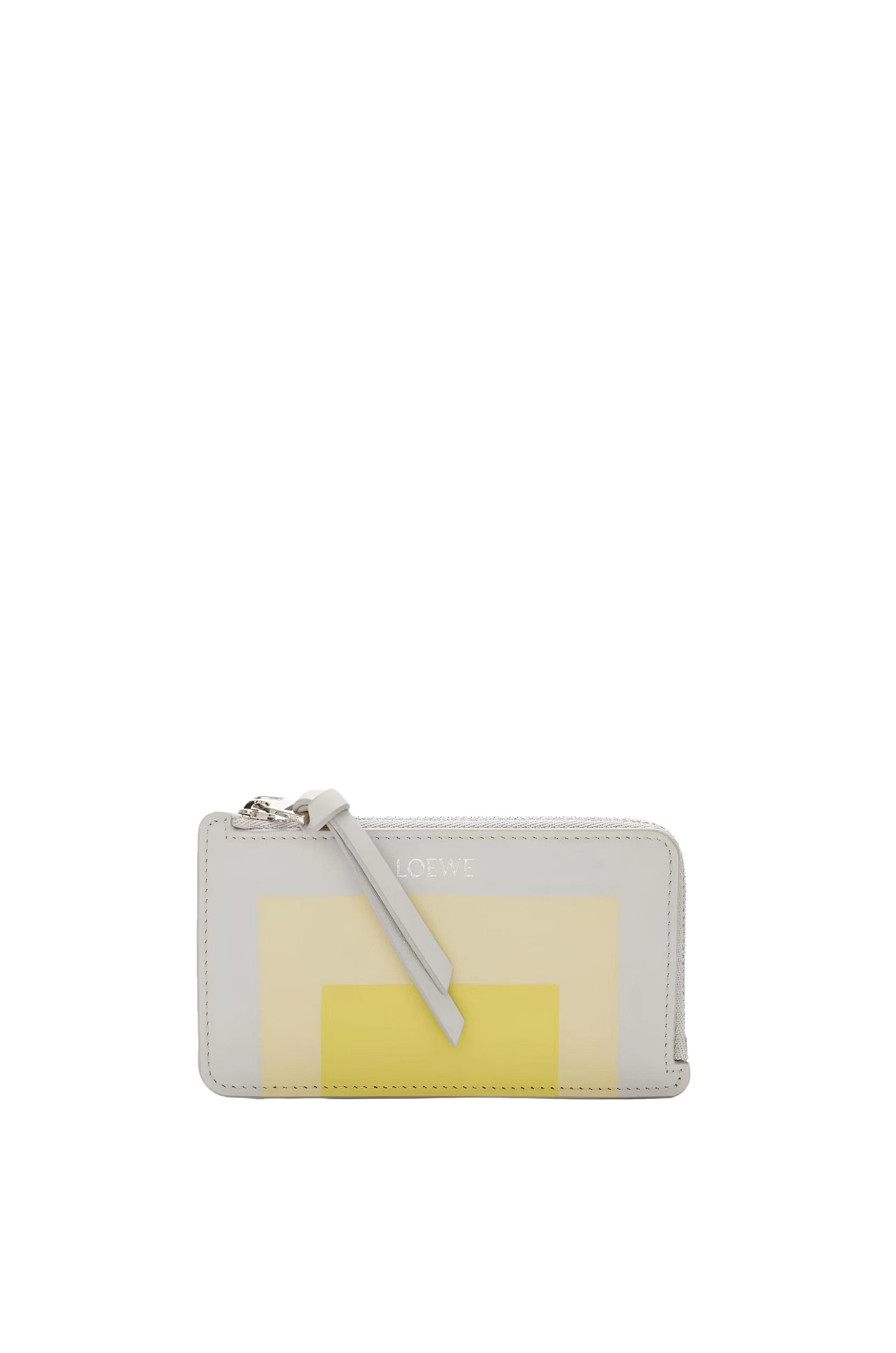 LOEWE x Albers コラボ スクエアパターン カーフレザー ウォレット