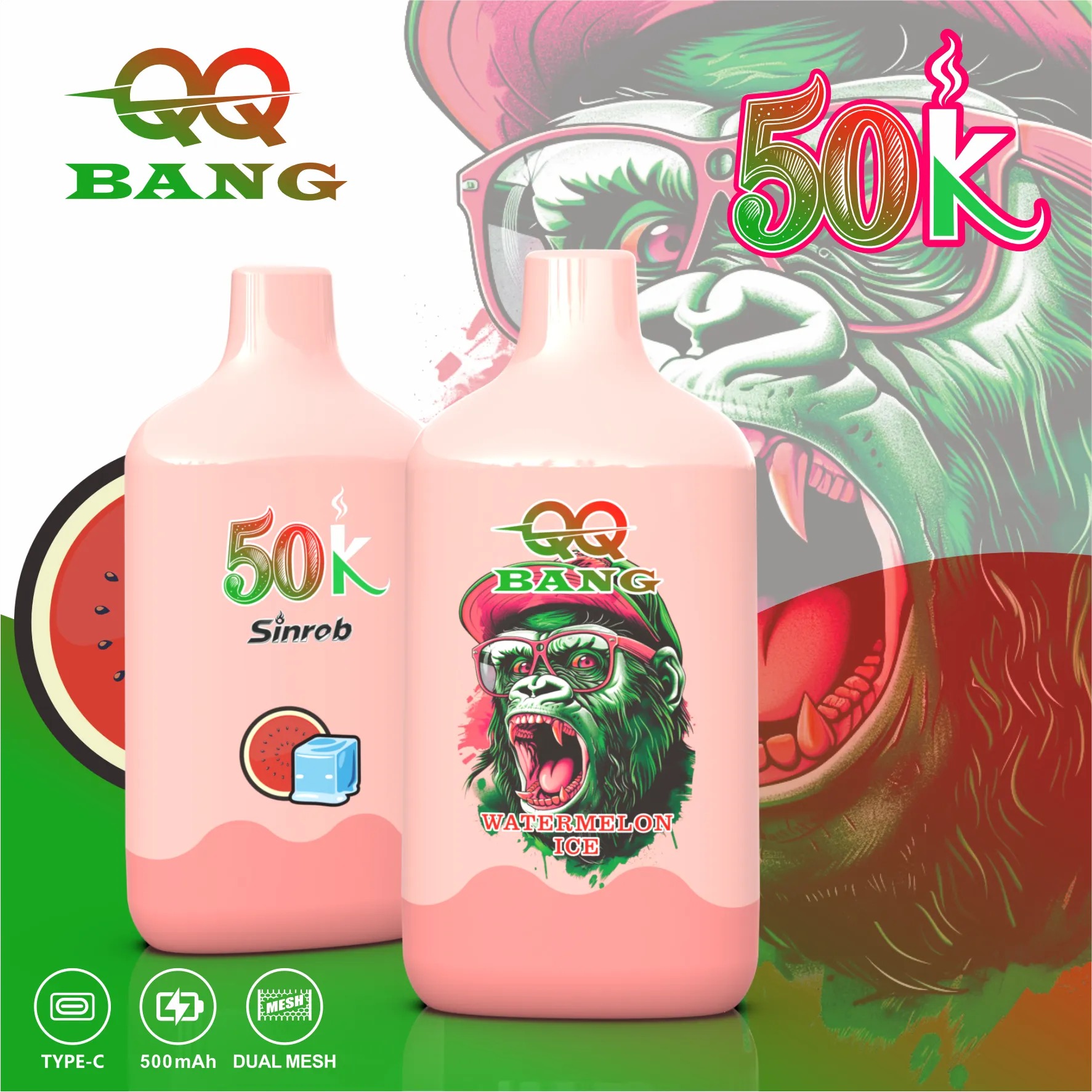QQ BANG 50K シングルフレーバーデバイス｜充電式・ロングユース