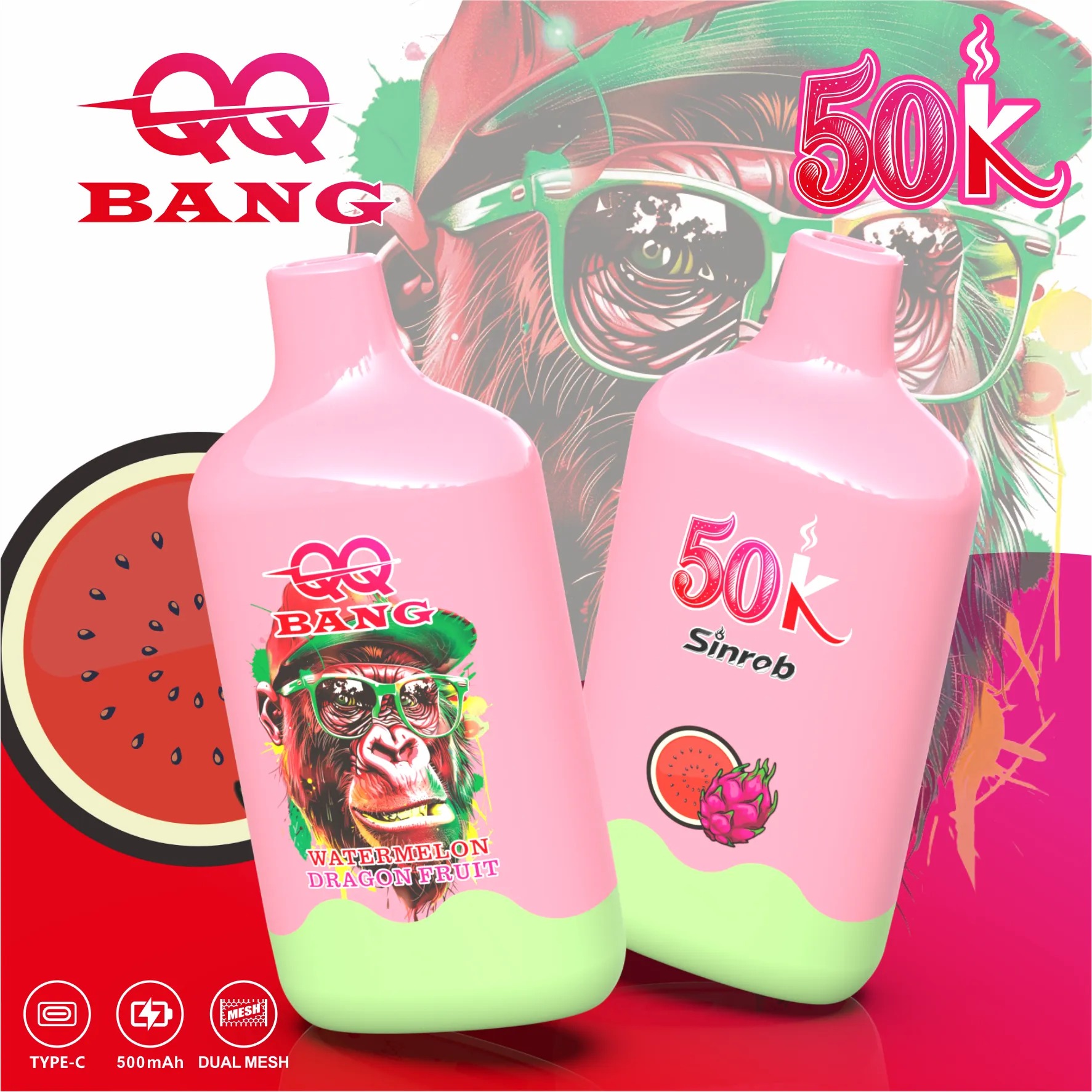 QQ BANG 50K シングルフレーバーデバイス｜充電式・ロングユース