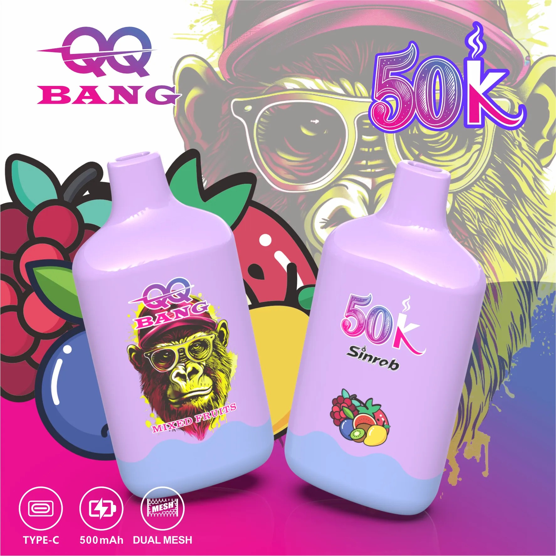 QQ BANG 50K シングルフレーバーデバイス｜充電式・ロングユース