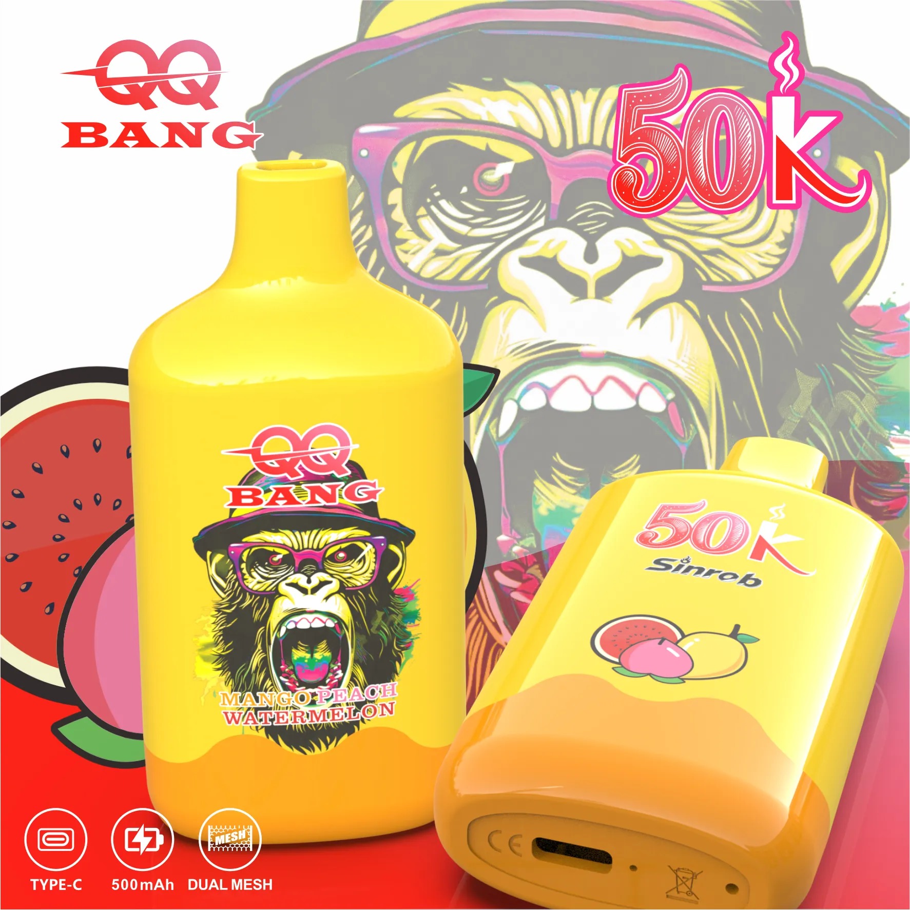 QQ BANG 50K シングルフレーバーデバイス｜充電式・ロングユース