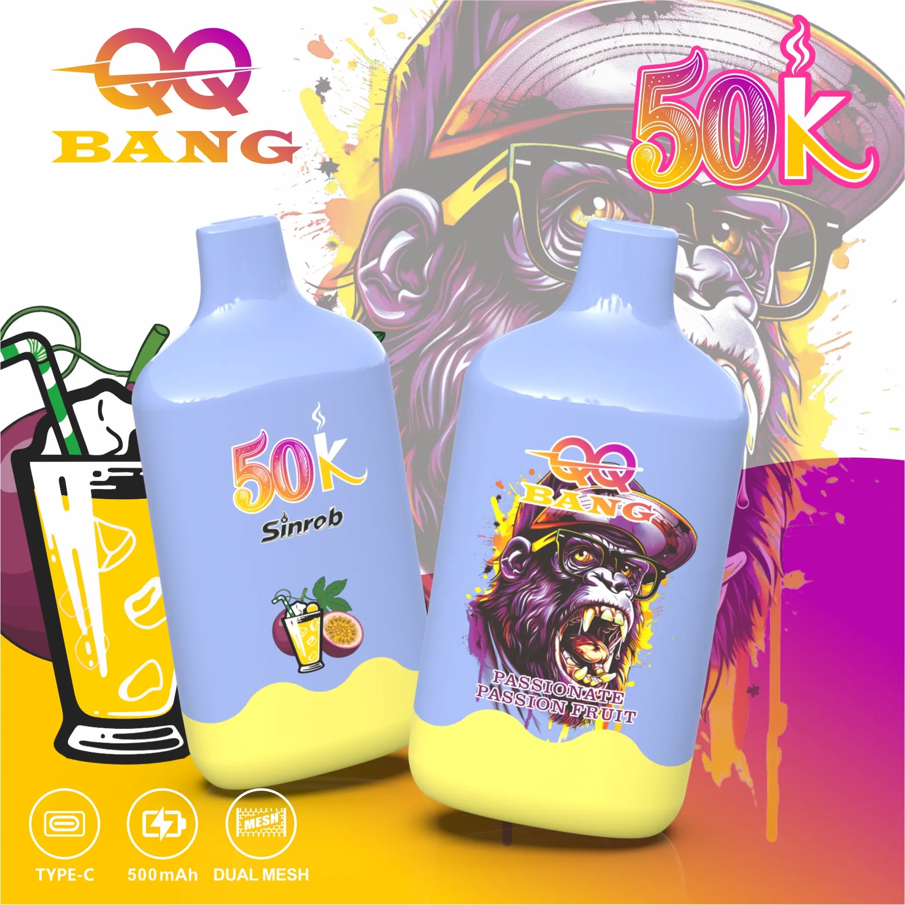 QQ BANG 50K シングルフレーバーデバイス｜充電式・ロングユース