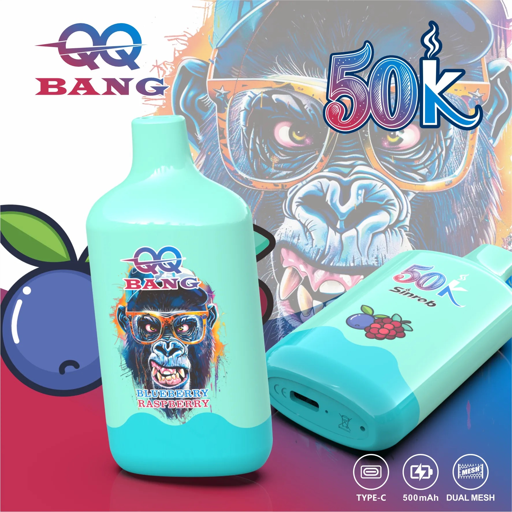 QQ BANG 50K シングルフレーバーデバイス｜充電式・ロングユース