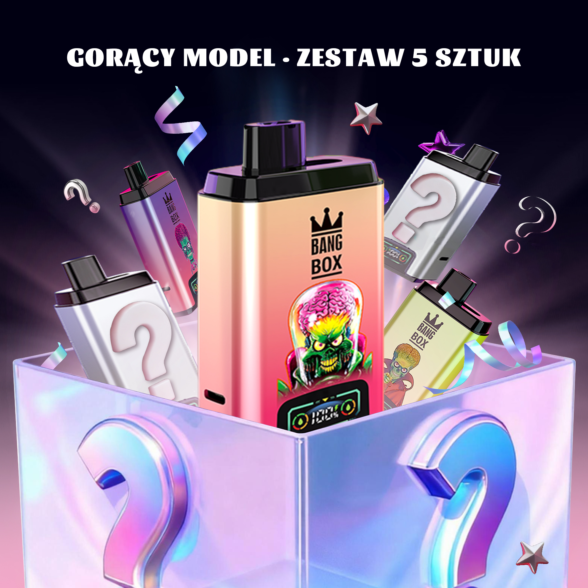 💎5x niespodzianka - BANG BOX 50000 Puffs Double Flavor Disposable Vape
