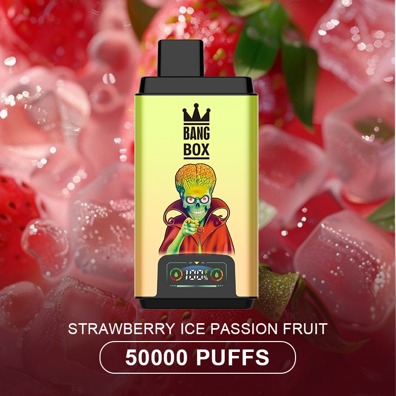 BANG BOX 50000 Puffs Double Flavor Disposable Vape-Strawberry Ice & Pa