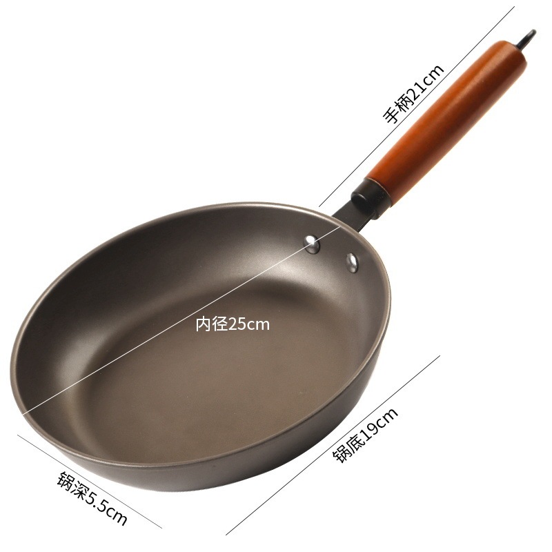 純鈦不沾鍋 多用途平底煎鍋 電磁爐煎牛排煎蛋鍋 煎鍋總管 多功能不沾鍋