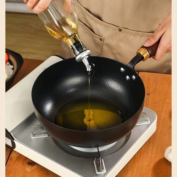 不沾鍋熟鐵炒菜鍋