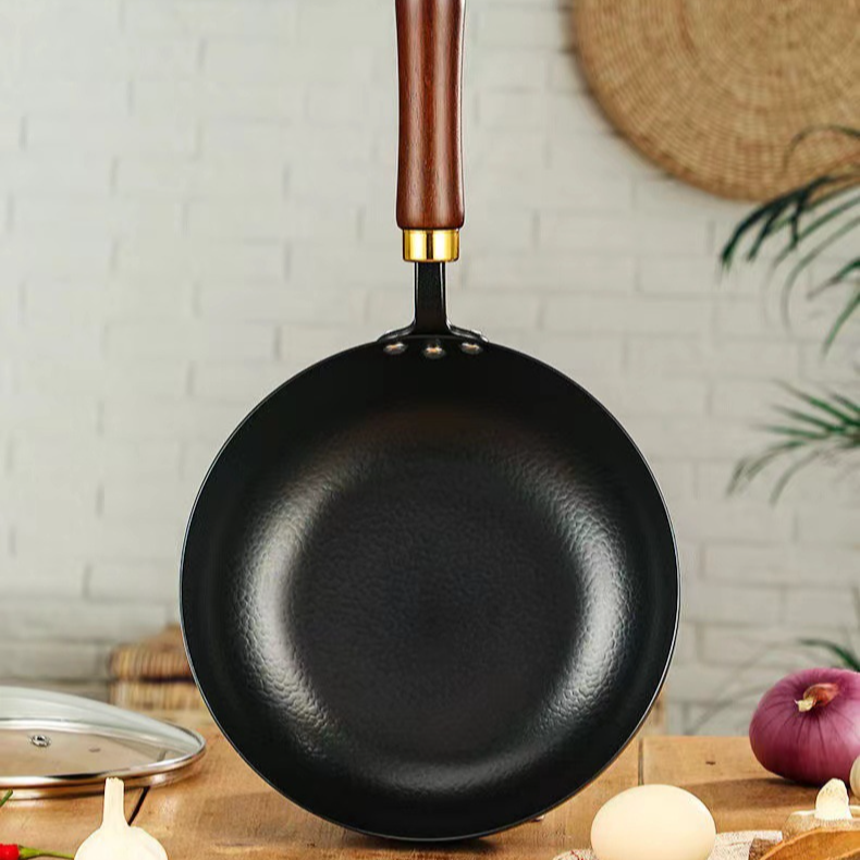 不沾鍋熟鐵炒菜鍋