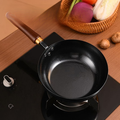 不沾鍋熟鐵炒菜鍋