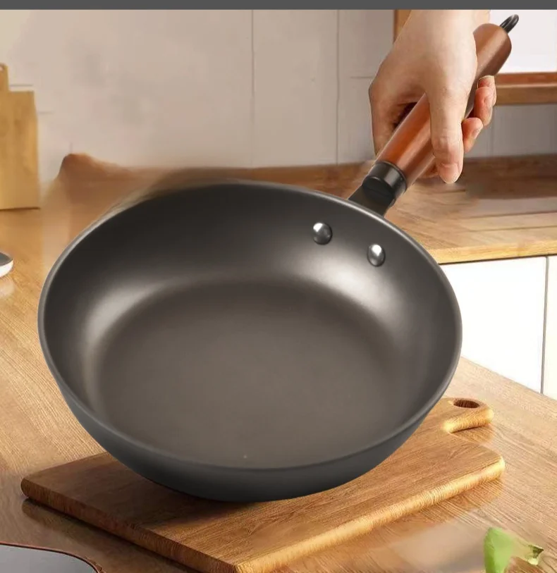 純鈦不沾鍋 多用途平底煎鍋 電磁爐煎牛排煎蛋鍋 煎鍋總管 多功能不沾鍋