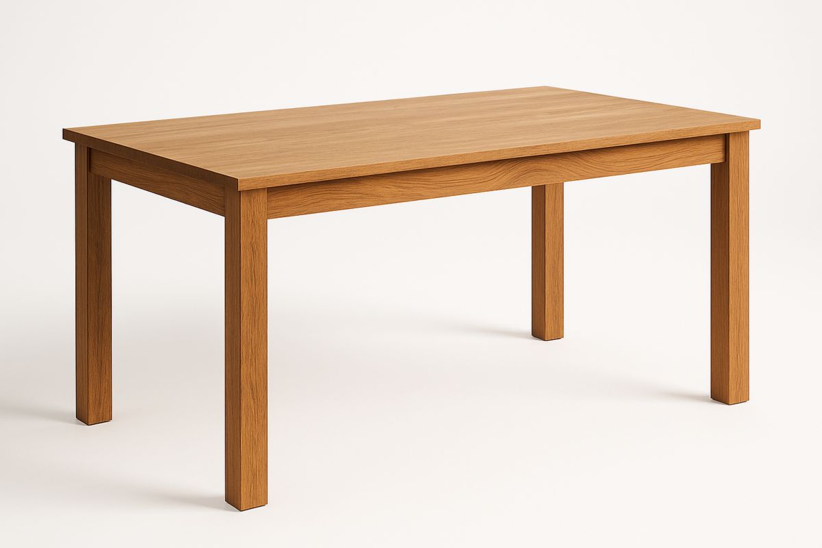 Solid oak Rectangular Dining Table 150cm x 90cm x 75cm（L×W×H）-Ranovalti