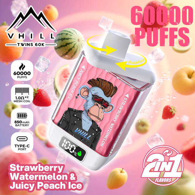 VHILL Twins 60000 Puffs