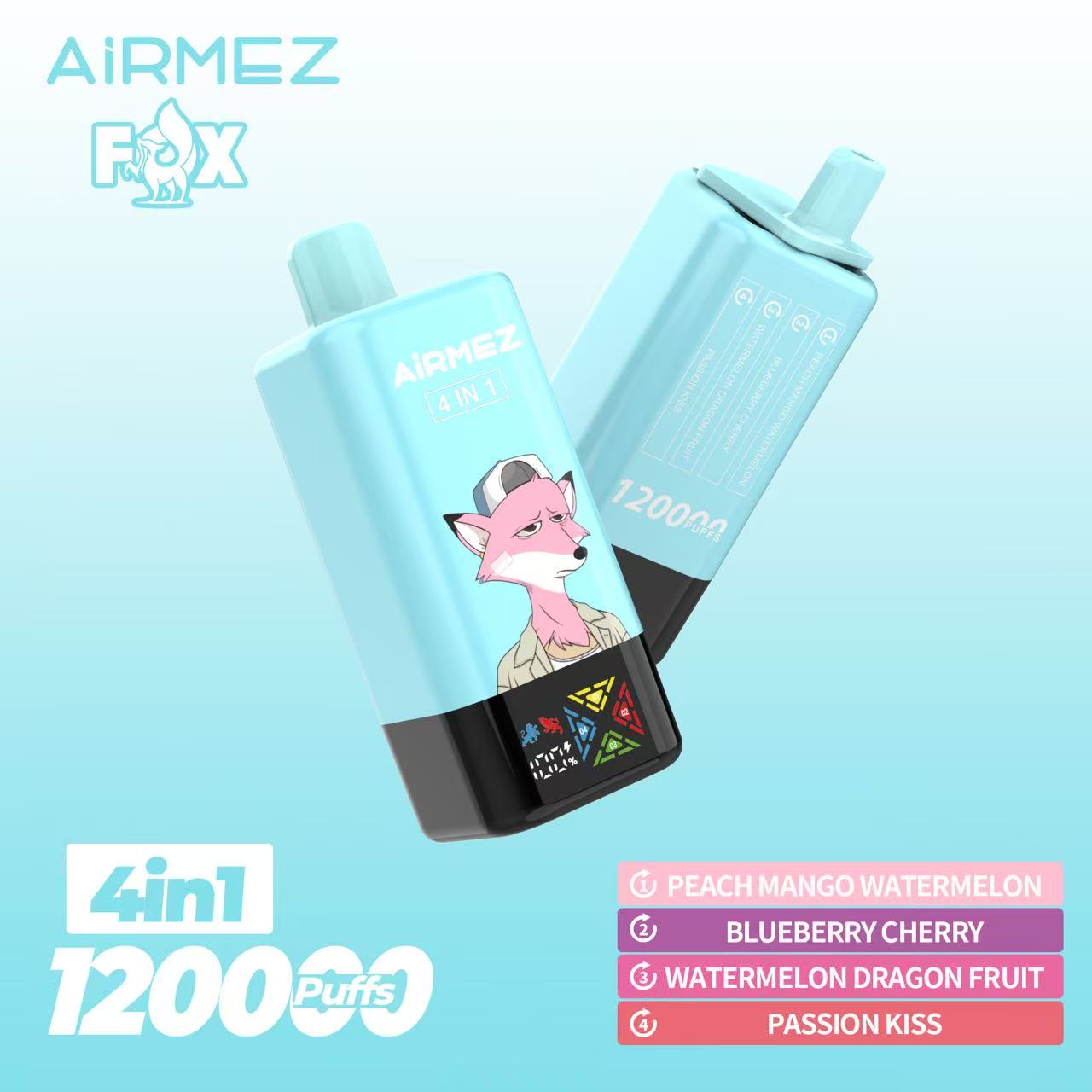 Airmez FOX 120k Puffs 4 IN 1