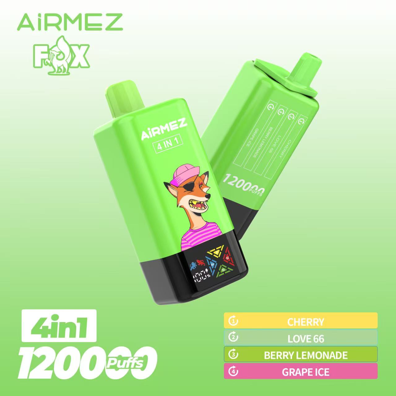 Airmez FOX 120k Puffs 4 IN 1