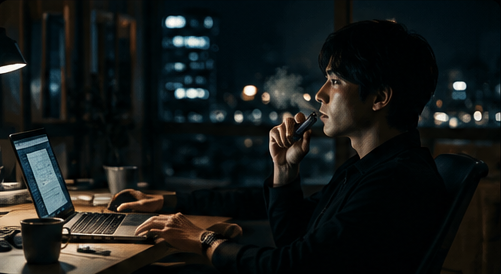 仕事の合間に
