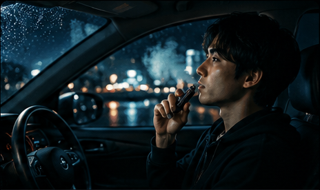 ドライブ中に
