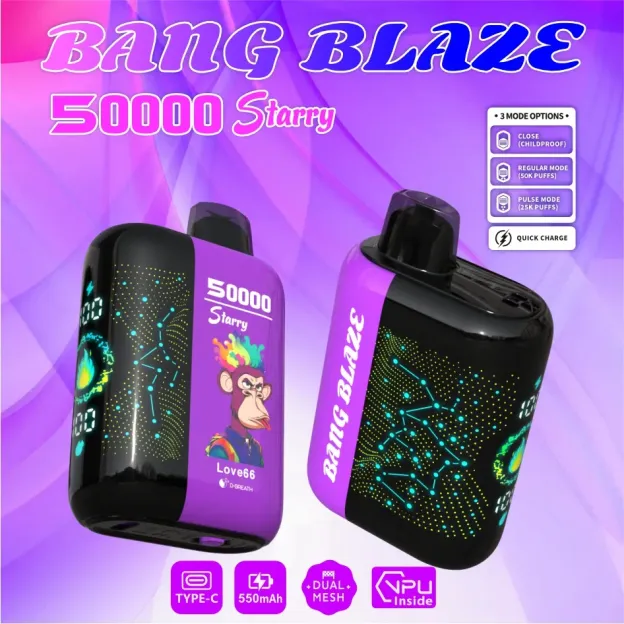 Bang Blaze 50000 Puffs – Starry Screen Disposable Vape