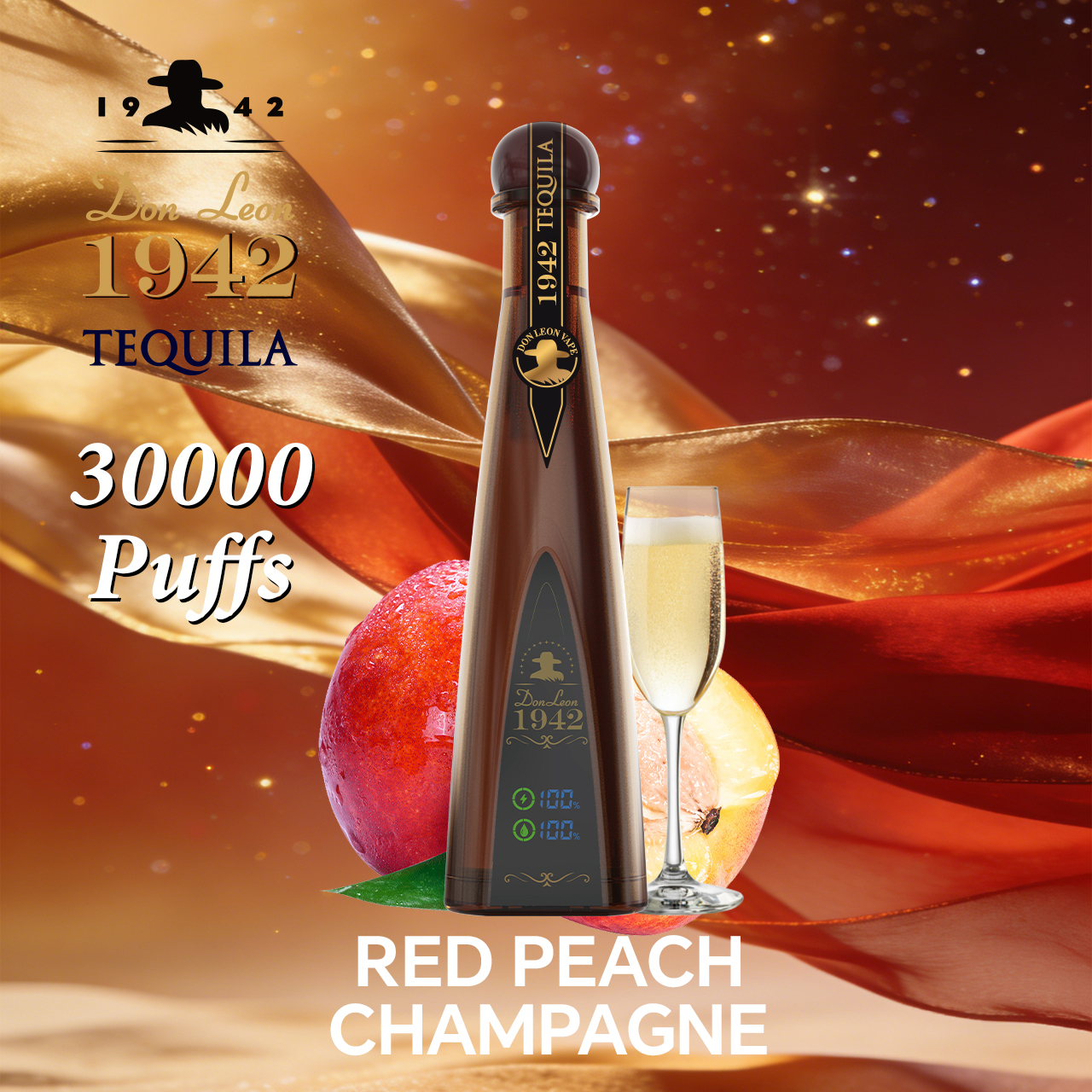 Don leon Tequila 1942 30000 Puffs