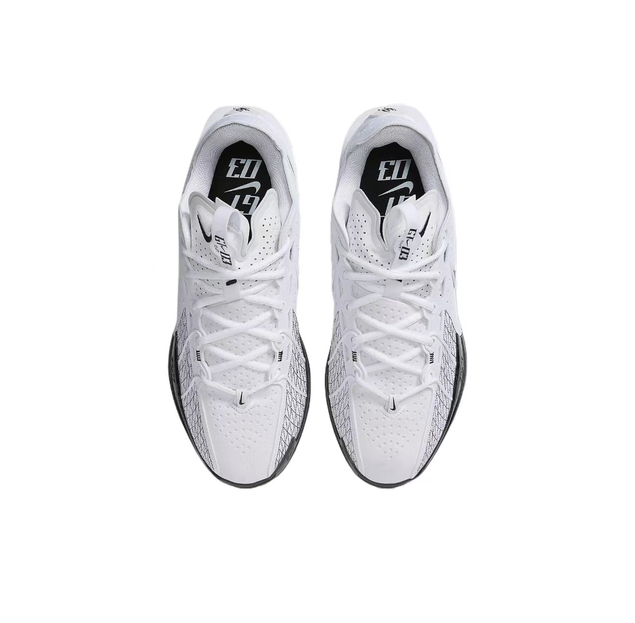 Nike G.T. Cut 3 EP CN低幫籃球鞋男款白黑色