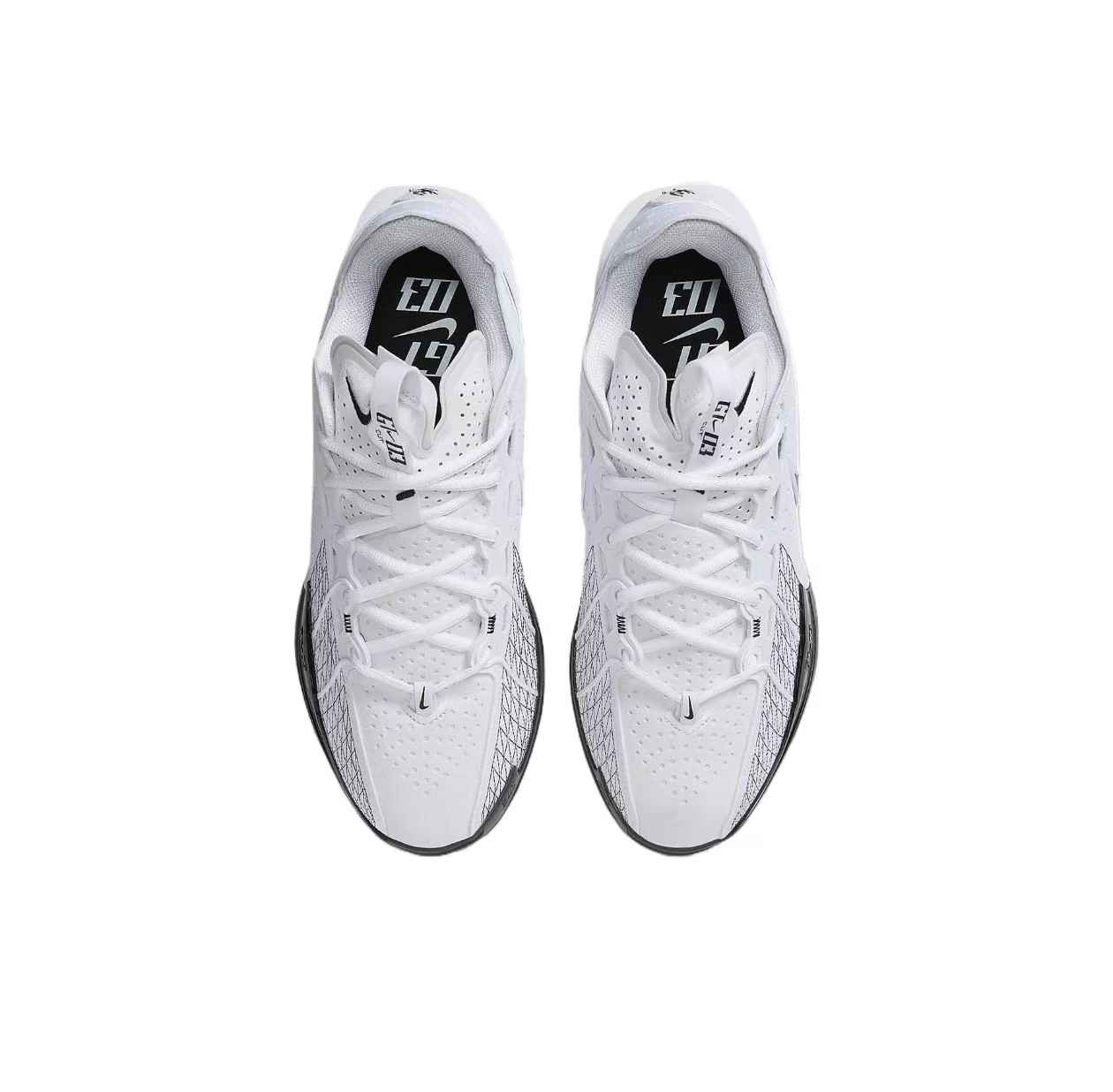 Nike G.T. Cut 3 EP CN低幫籃球鞋男款白黑色