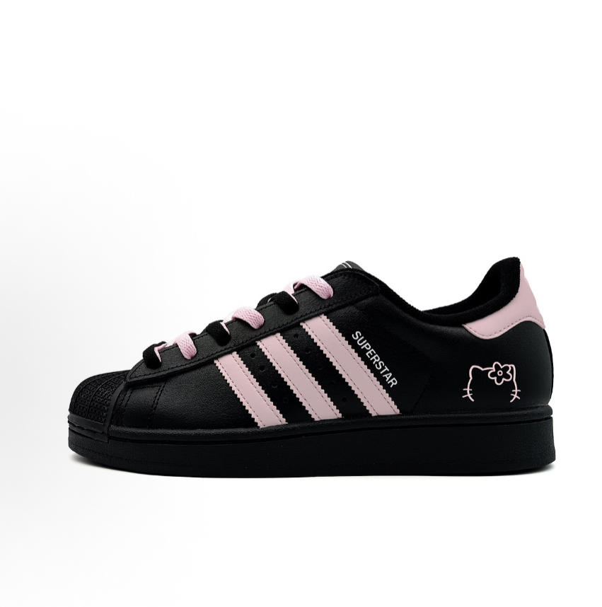  adidas Superstar 2粉色小貓