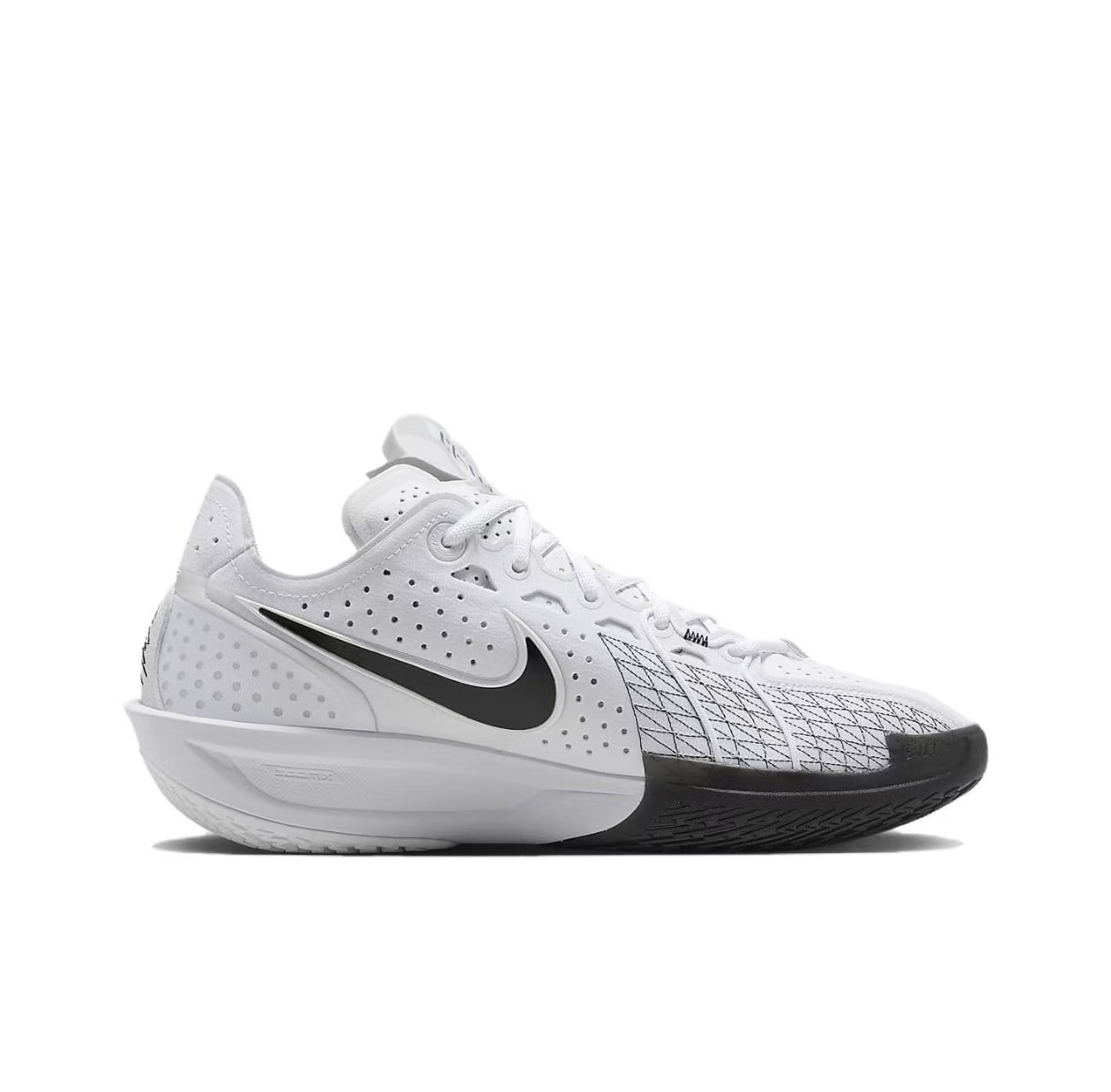 Nike G.T. Cut 3 EP CN低幫籃球鞋男款白黑色