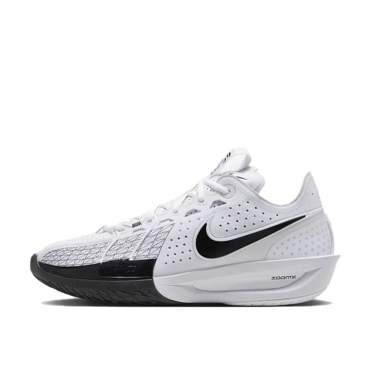 Nike G.T. Cut 3 EP CN低幫籃球鞋男款白黑色