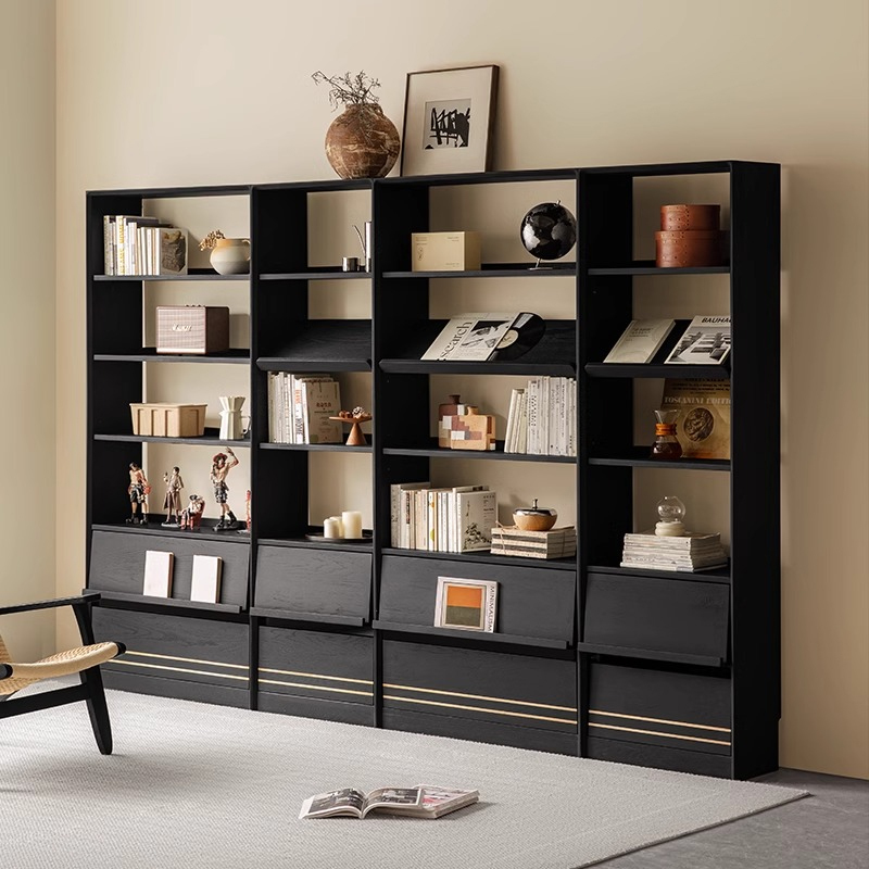 Woody Aura天然木組み合わせ本棚