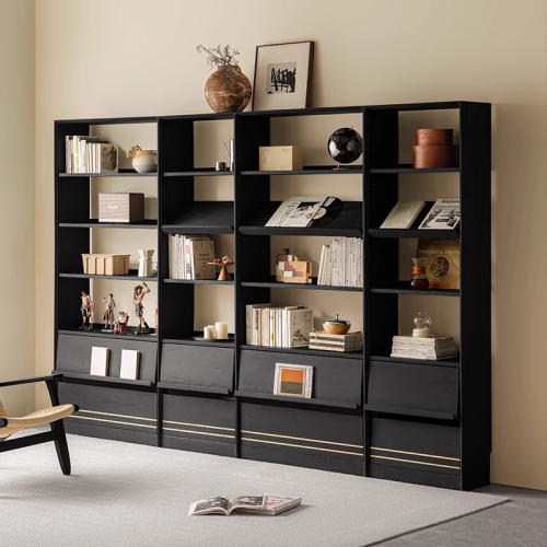 Woody Aura天然木組み合わせ本棚