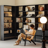 Woody Aura天然木組み合わせ本棚