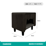 木製猫型キャットハウステーブル