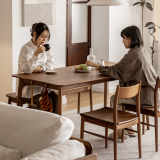 Woody Prime Walnut ウォールナット材 天然木ベーシックダイニングテーブル