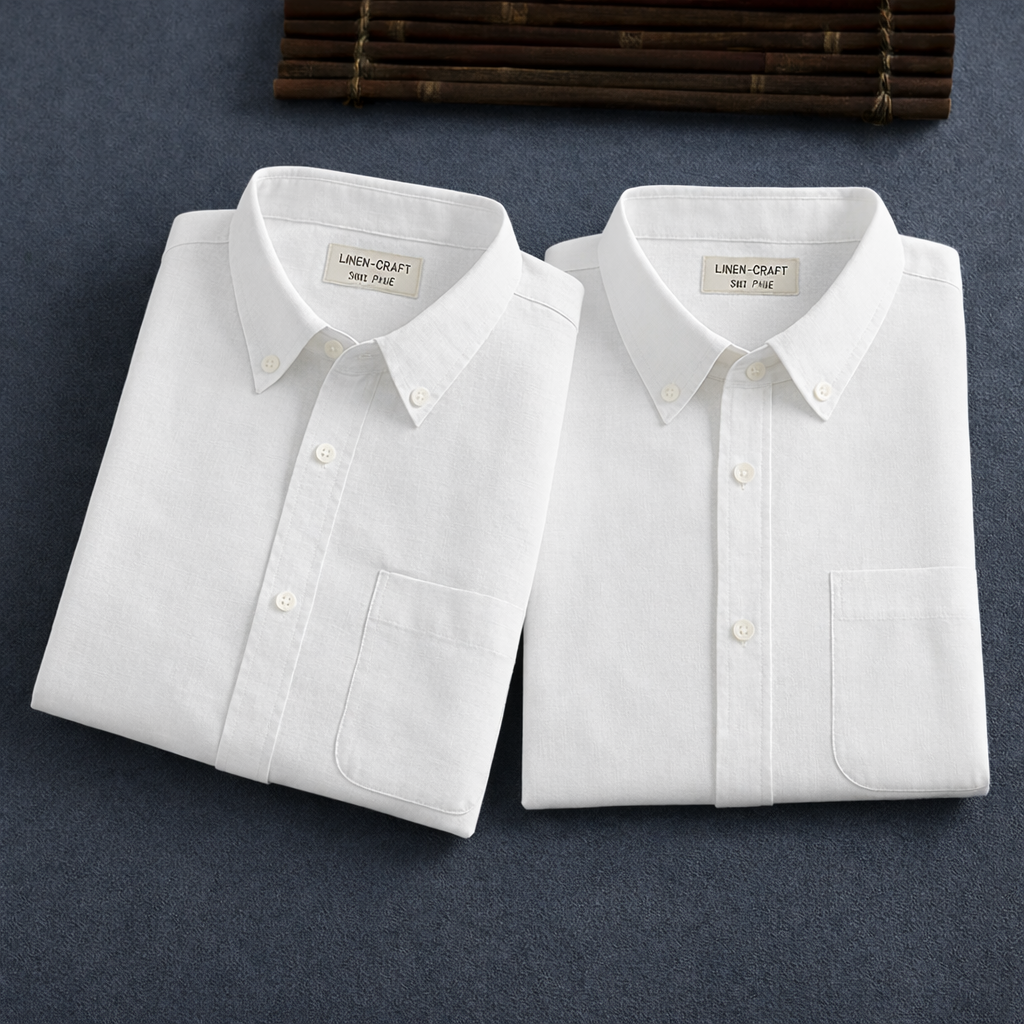 Premium Line White Linen Shirts