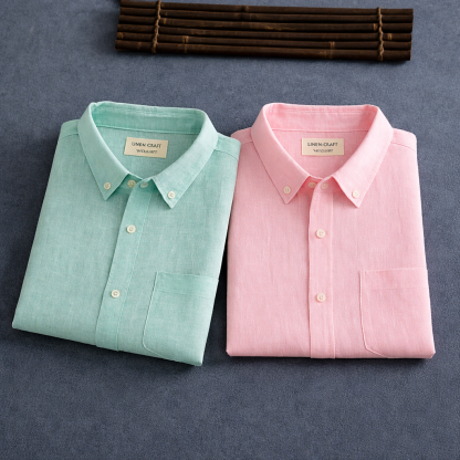 Cotton Linen Men's Shirts