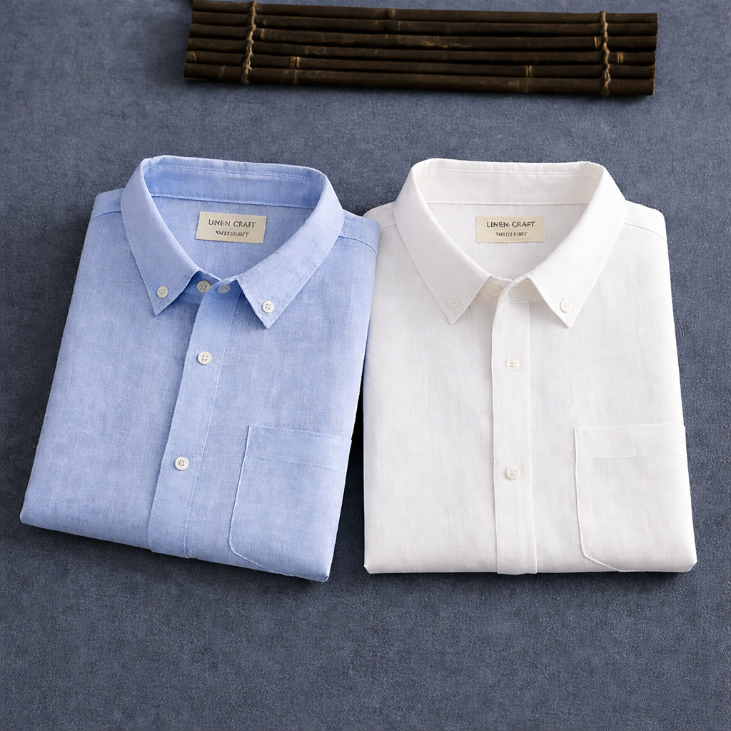 Cotton Linen Men's Shirts