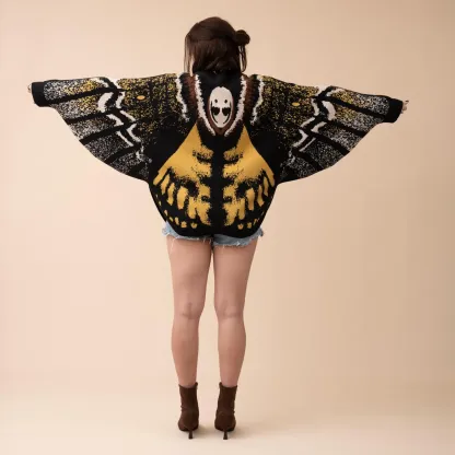Death's Head Moth Cardigan