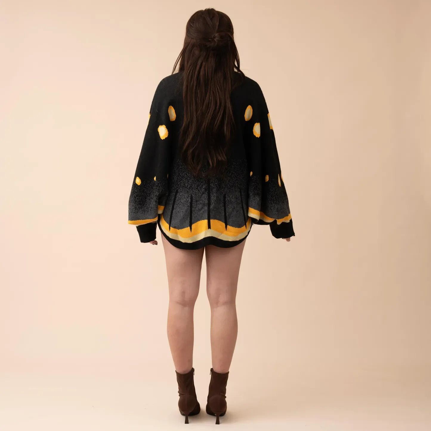 Smoky Emperor Moth Cardigan