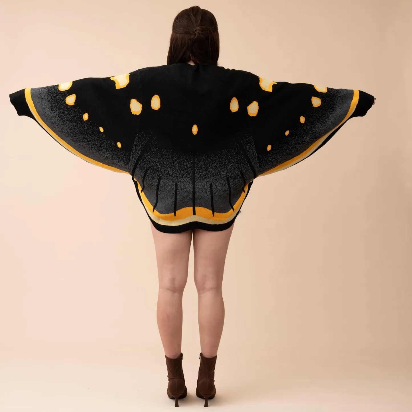 Smoky Emperor Moth Cardigan