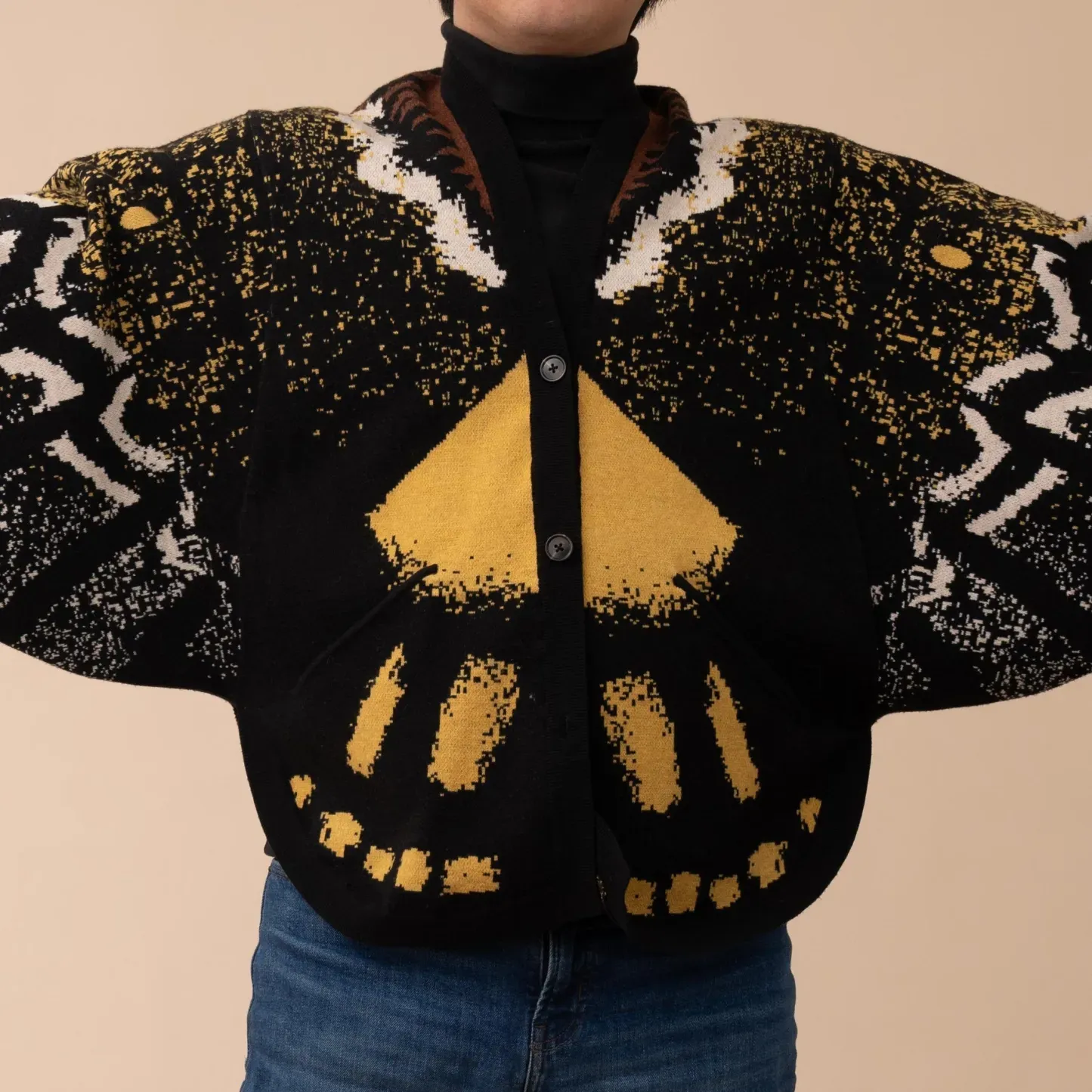 Death's Head Moth Cardigan