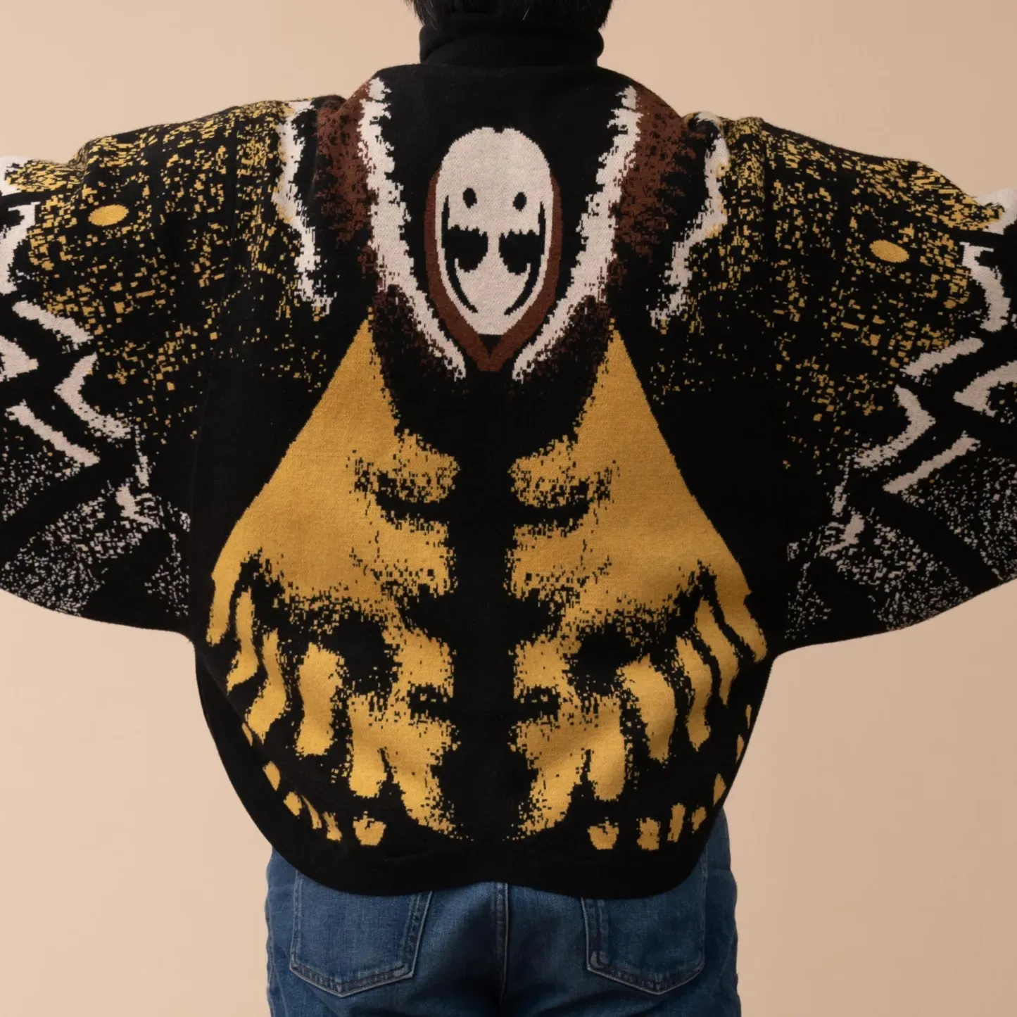 Death's Head Moth Cardigan