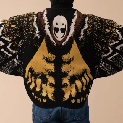 Death's Head Moth Cardigan
