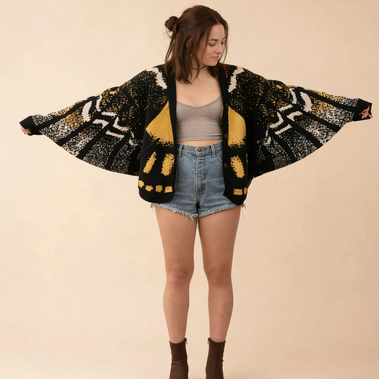 Death's Head Moth Cardigan