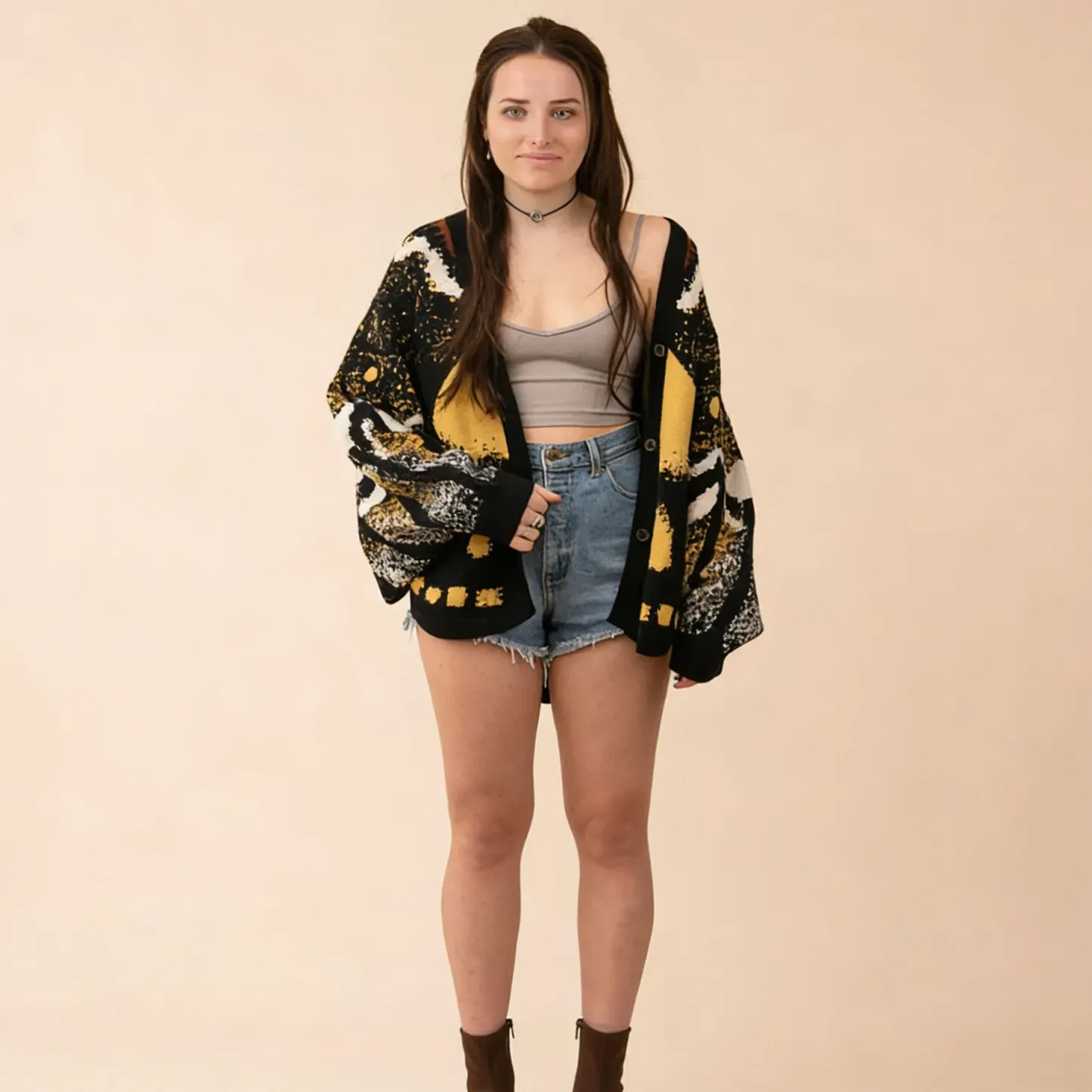 Death's Head Moth Cardigan