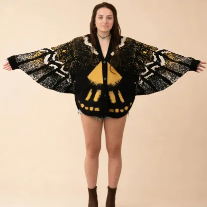 Death's Head Moth Cardigan