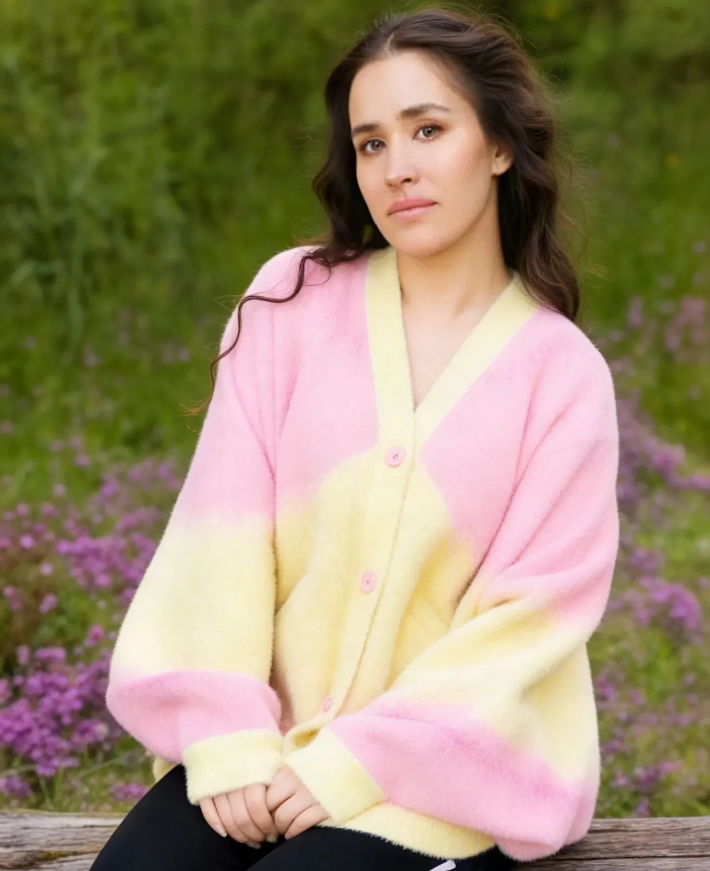 Rosy Maple Moth Cardigan