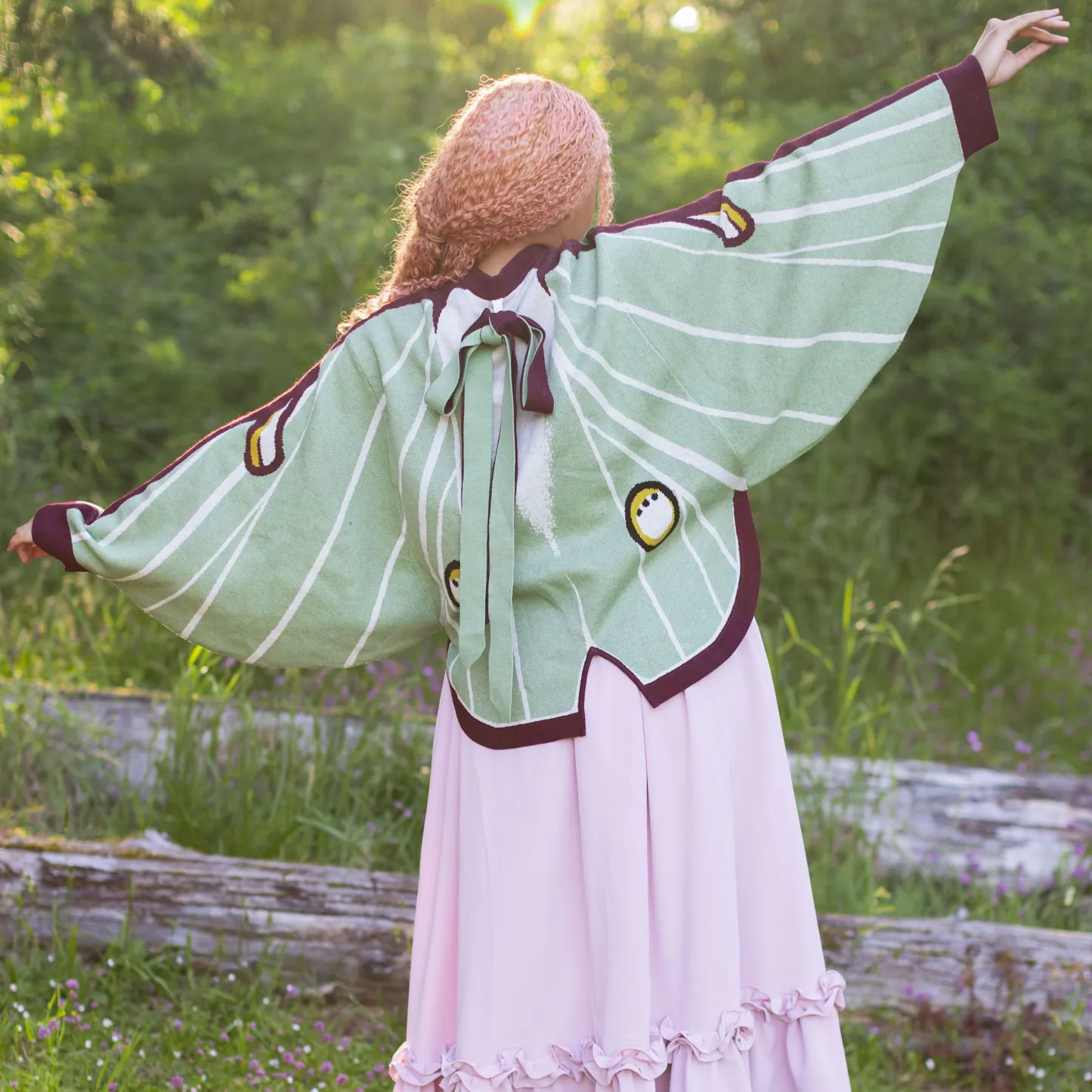 Luna Moth Cardigan