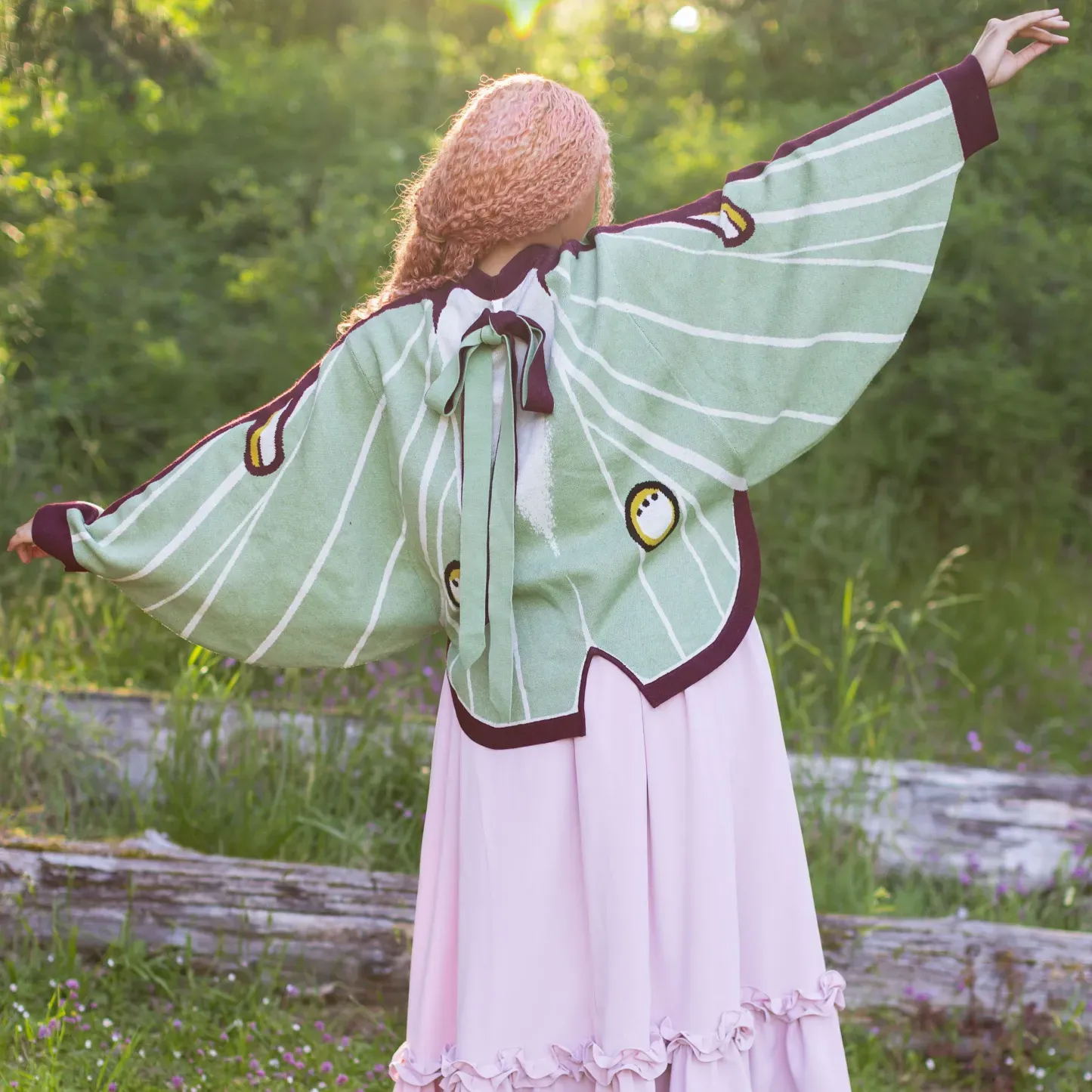 Luna Moth Cardigan