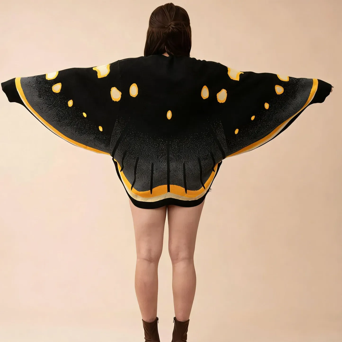 Smoky Emperor Moth Cardigan